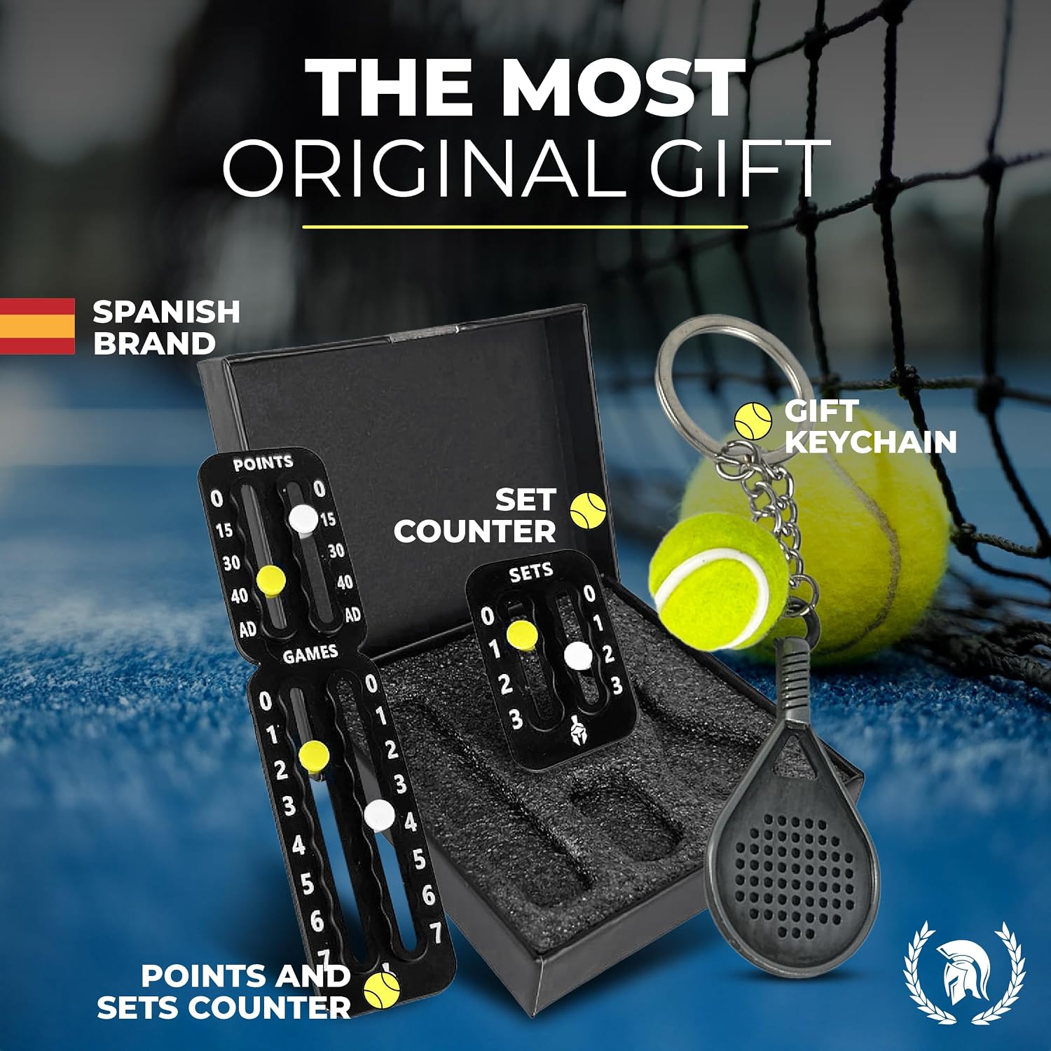 Tennis & Padel Score Keeper Keychain